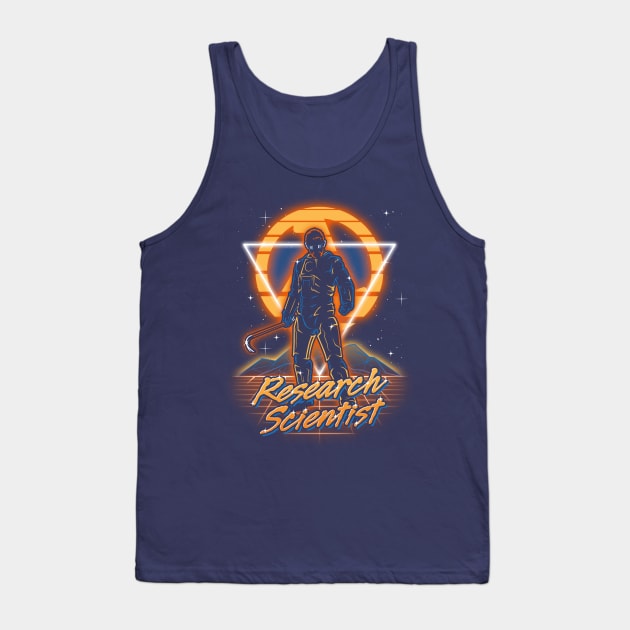 Retro Research Scientist Tank Top by Olipop